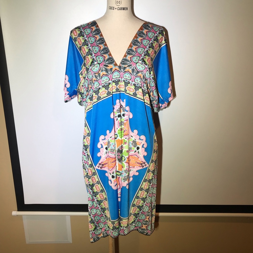 Deep V-Neck Mini Dress. New without tags.